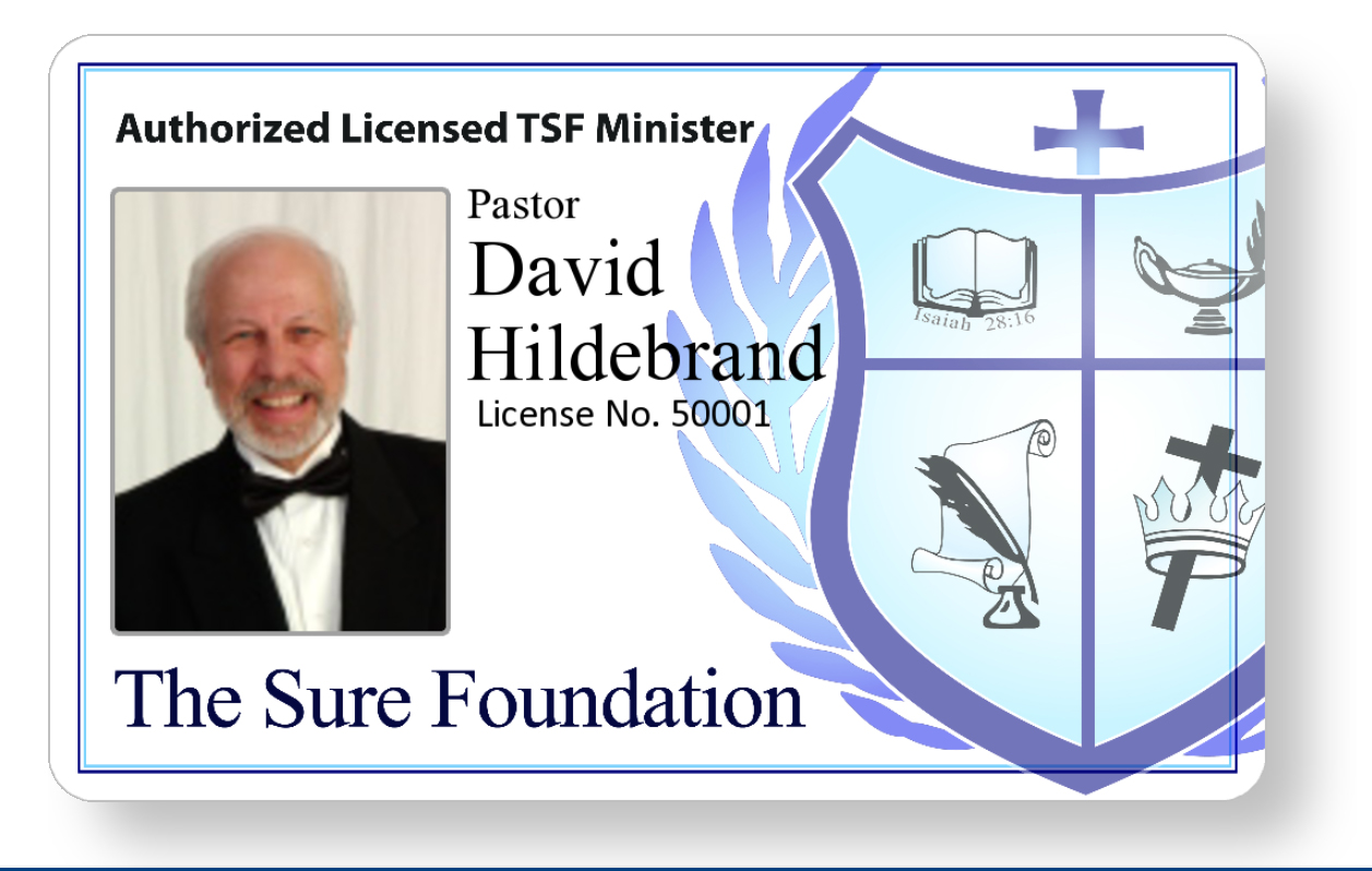 New TSF Ministerial License